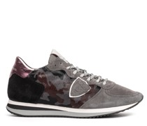 PHILIPPE MODEL Sneaker TRPX PONY CAMOUFLAGE aus Leder in Anthracite /Grau