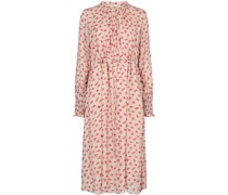 MOS MOSH Kleid MACHA CLEO mit floralem Allover-Print in Mars Red kaufen /BeigeRot