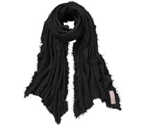 PURSCHOEN Schal aus reinem Kaschmir in Black /Schwarz