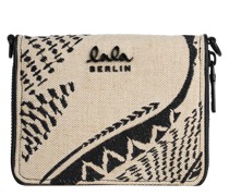 LALA BERLIN Tasche WILSON in Black Swirl /SchwarzBeige