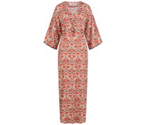 BAZAR DELUXE Kleid KAFTAN mit Ethno-Muster in Red kaufen /Mehrfarbig