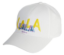 LALA BERLIN Cap HANNE mit Print in Egret /Weiß