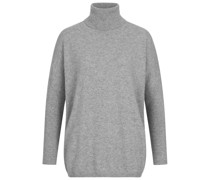 ALLUDE Rollkragen-Pullover aus Kaschmir in Grau /Grau