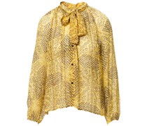 LALA BERLIN Bluse BROOKS aus Viskose in Heritage Star Yellow /Gelb