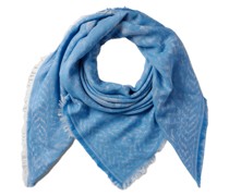 LALA BERLIN Tuch ARIAN aus Baumwolle in Soft Azure /Blau