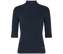 MOS MOSH Pullover TRUDY mit Ripp-Struktur in Salute Navy kaufen /Blau