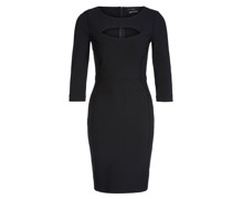 SET Kleid mit Cut-Out-Details und Reißverschluss in Black /Schwarz