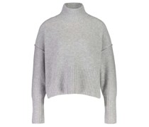 BETTER RICH Strickpullover RYE TURTLE mit Kaschmir in Grey Melange /Grau