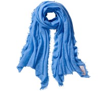 PURSCHOEN Schal aus reinem Kaschmir in Sky Blue /Blau