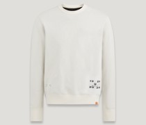 Centenary Sweatshirt Mit Label-applikation für Herren Cotton Fleece