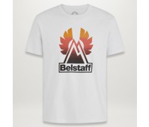 Degradé Mountain Phoenix T-Shirt in Weiß für Herren S