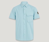 Scale Kurzarmhemd für Herren Garment Dye Cotton  S