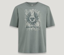 Map T-shirt für Herren Heavy Cotton Jersey
