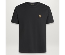 Kurzarm-T-Shirt in Schwarz