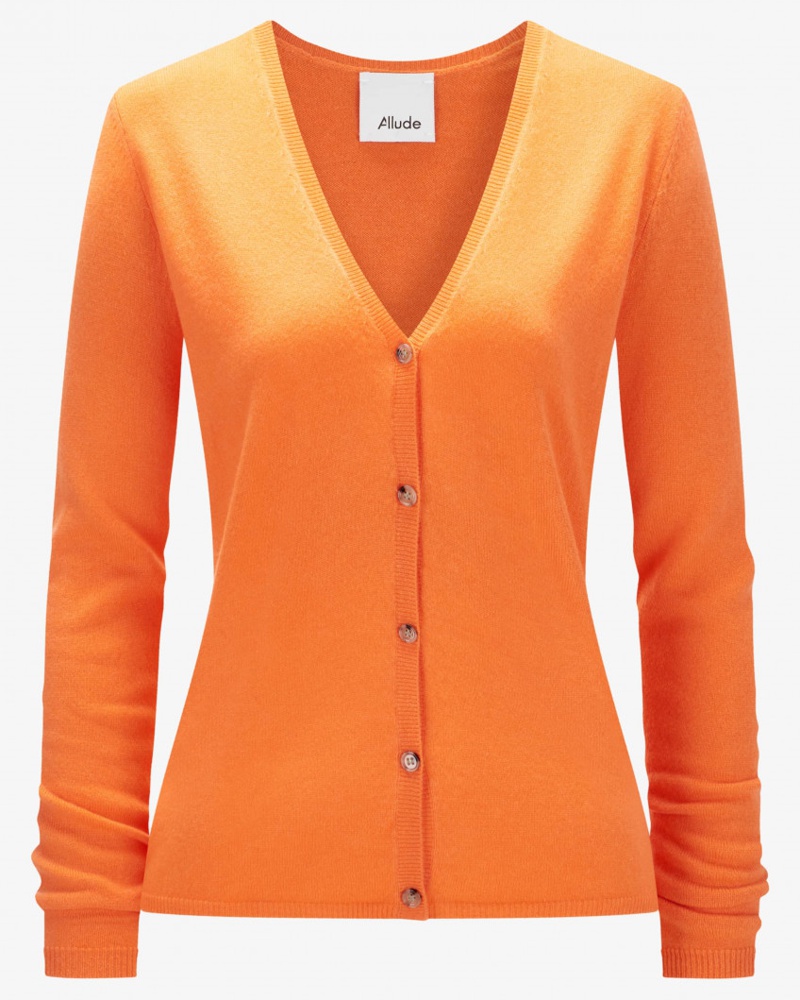 ALLUDE Damen Cashmere-Strickjacke