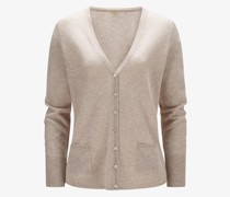 Cashmere-Strickjacke