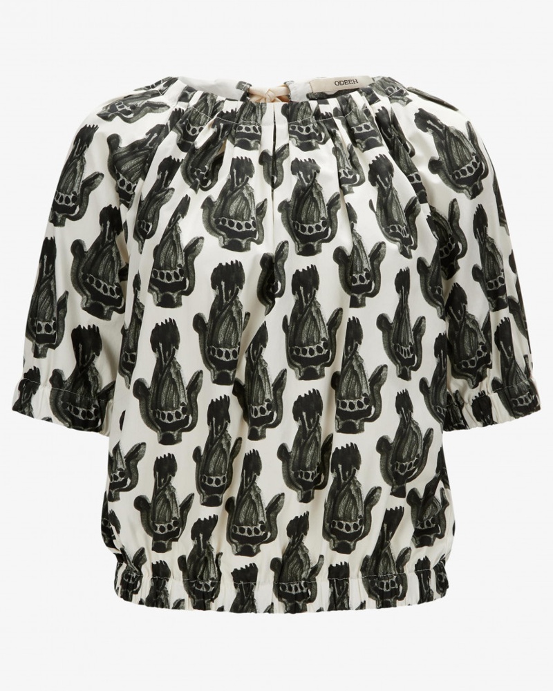 ODEEH Damen Bluse