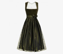 Dirndl lang mit Seidenschürze