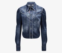 Jeansbluse
