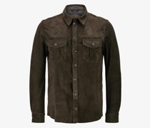 Little Rock Leder-Shirtjacket