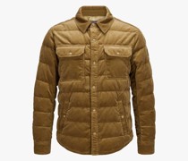 Cord-Daunenjacke