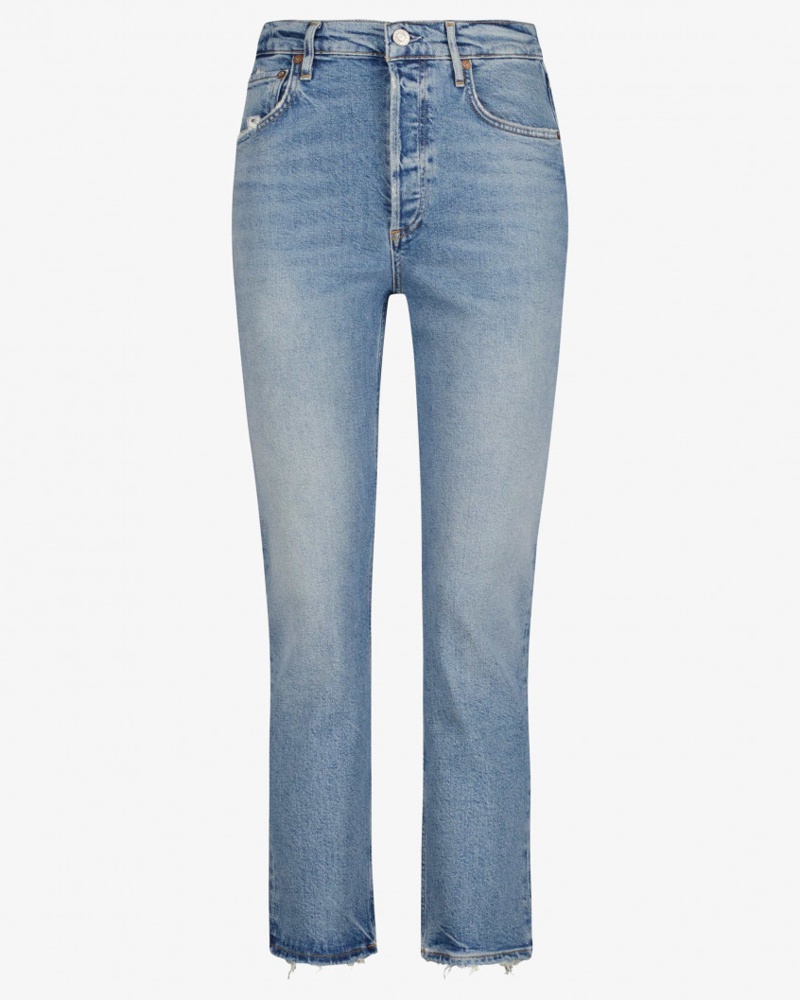 AGOLDE Damen Riley 7/8-Jeans Crop