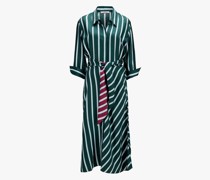Luxurious Stripes Seidenkleid