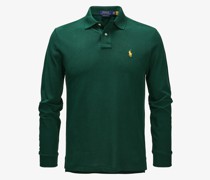 Langarm-Polo Custom Slim Fit