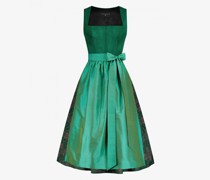 Panama Dirndl kurz mit Seidenschürze