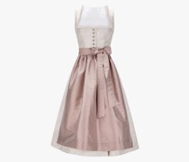 Midi-Dirndl mit Seidenschürze