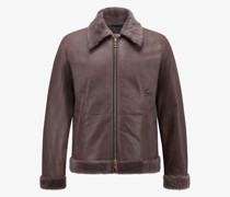 Lederjacke Casual Fit