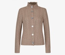 Cashmere-Strickjacke