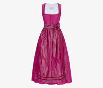 Dirndl lang mit Seidenschürze