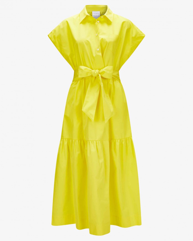 Sara Roka Damen Etra Hemdblusenkleid