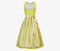 Leinendirndl kurz mit Seidenschürze