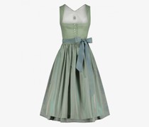 Bianca Leinendirndl kurz mit Seidenschürze