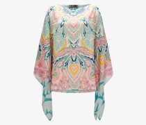 Seiden-Poncho