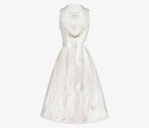 Seidendirndl kurz mit Spitzenschürze