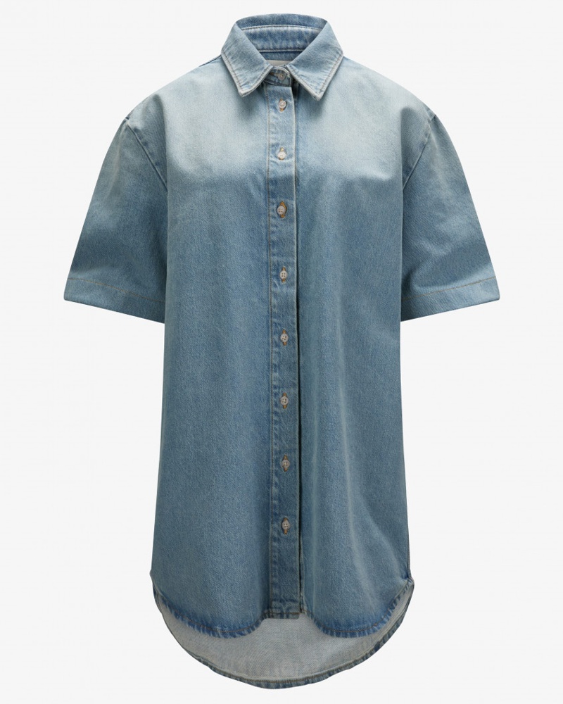 Loulou Studio Damen Sant Jeanskleid