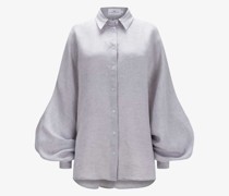 Leinen-Hemdbluse