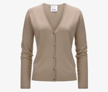 Cashmere-Strickjacke