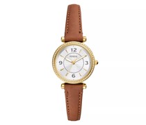 Uhr Carlie Three-Hand Medium LiteHide™ Leather Watch