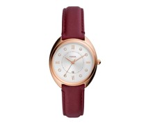 Uhr Gabby Three-Hand Date Eco Leather Watch
