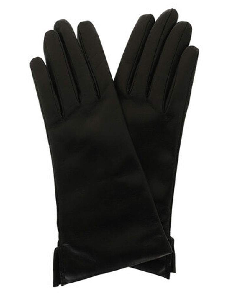 Elegante Damen Lederhandschuhe in schwarz oder beige Gr 1 Paar M L XL 