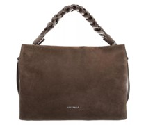 Satchel Bag Boheme Suede Bimaterial