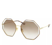 Sonnenbrille POPPY hexagonal metal sunglasses