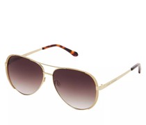 Sonnenbrille La Villette Ruby aviator sunglasses with brown len