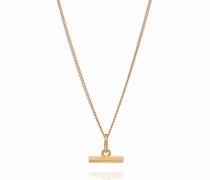 Halskette Mini Gold T-Bar Necklace