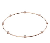 Halskette Constella Round cut rose gold-tone plated