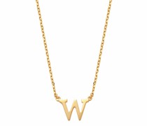 Halskette Le Marais Chloé 14 Karat Initial Necklace Letter W